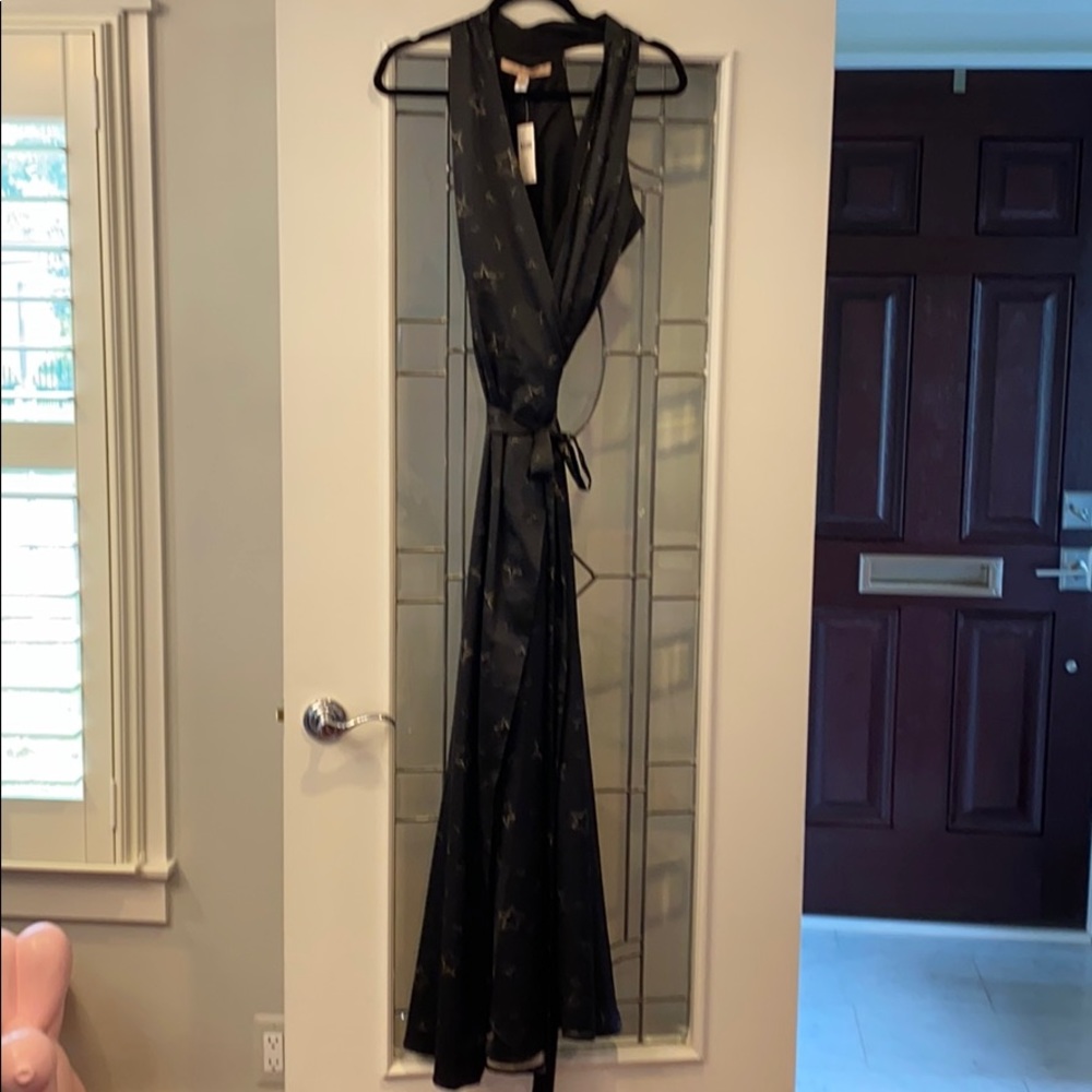 Maxi wrap dress from Anthropologie